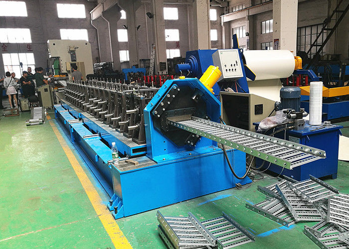 Auto Adjustable Cable Tray Roll Forming Machine For 100 - 300mm Width Profiles
