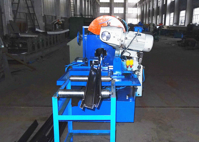 Anti Fire Door Frame Roll Forming Machine With Saw Cutting Device